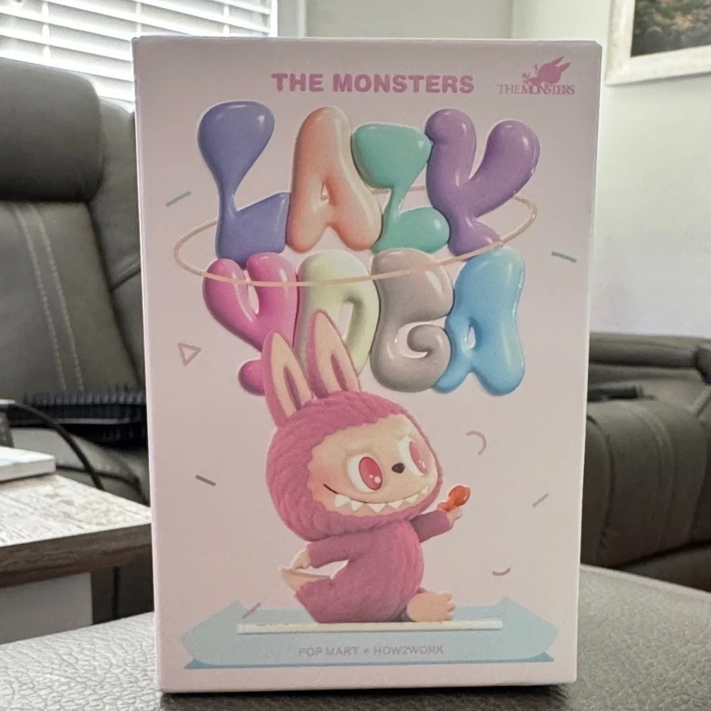 THE MONSTERS Pop Mart x How2work Lazy Yoga Figure Confirmed Unopened